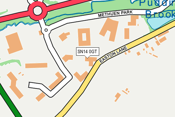 SN14 0GT map - OS OpenMap – Local (Ordnance Survey) SN14 0GT map - OS OpenMap – Local (Ordnance Survey)