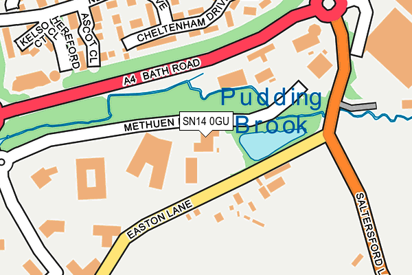 SN14 0GU map - OS OpenMap – Local (Ordnance Survey) SN14 0GU map - OS OpenMap – Local (Ordnance Survey)