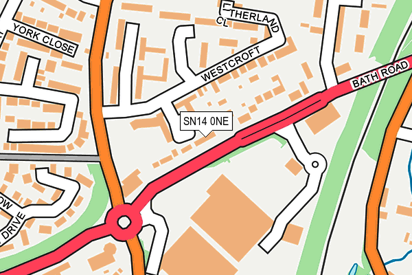 SN14 0NE map - OS OpenMap – Local (Ordnance Survey) SN14 0NE map - OS OpenMap – Local (Ordnance Survey)