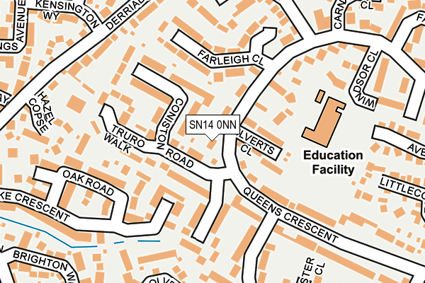 SN14 0NN map - OS OpenMap – Local (Ordnance Survey) SN14 0NN map - OS OpenMap – Local (Ordnance Survey)
