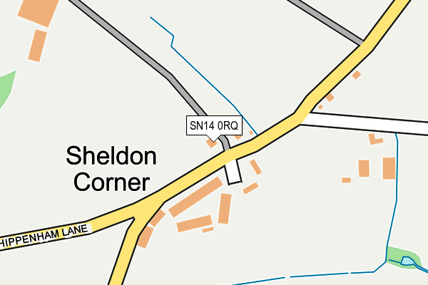 SN14 0RQ map - OS OpenMap – Local (Ordnance Survey) SN14 0RQ map - OS OpenMap – Local (Ordnance Survey)