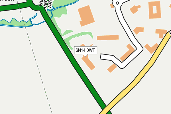 SN14 0WT map - OS OpenMap – Local (Ordnance Survey) SN14 0WT map - OS OpenMap – Local (Ordnance Survey)
