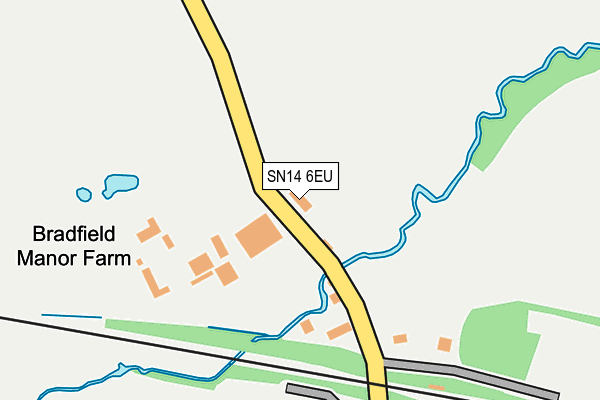 SN14 6EU map - OS OpenMap – Local (Ordnance Survey) SN14 6EU map - OS OpenMap – Local (Ordnance Survey)