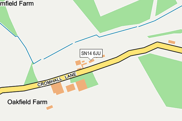 SN14 6JU map - OS OpenMap – Local (Ordnance Survey) SN14 6JU map - OS OpenMap – Local (Ordnance Survey)