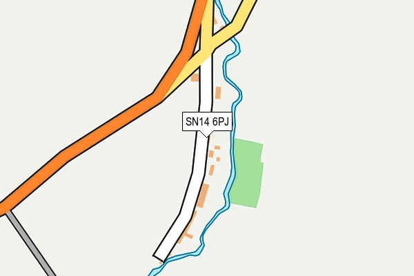 SN14 6PJ map - OS OpenMap – Local (Ordnance Survey) SN14 6PJ map - OS OpenMap – Local (Ordnance Survey)