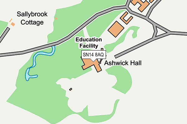 SN14 8AQ map - OS OpenMap – Local (Ordnance Survey) SN14 8AQ map - OS OpenMap – Local (Ordnance Survey)