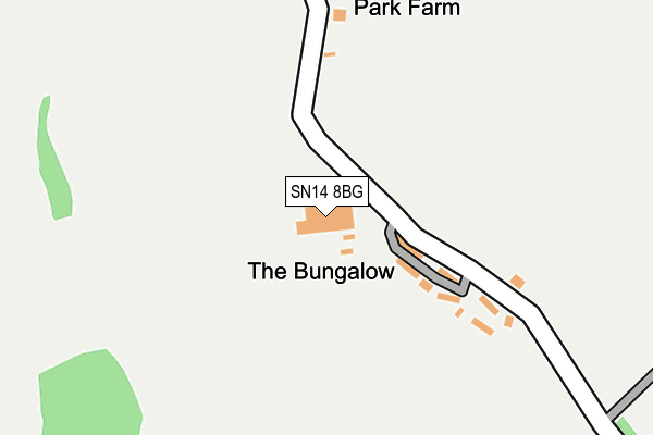 SN14 8BG map - OS OpenMap – Local (Ordnance Survey) SN14 8BG map - OS OpenMap – Local (Ordnance Survey)
