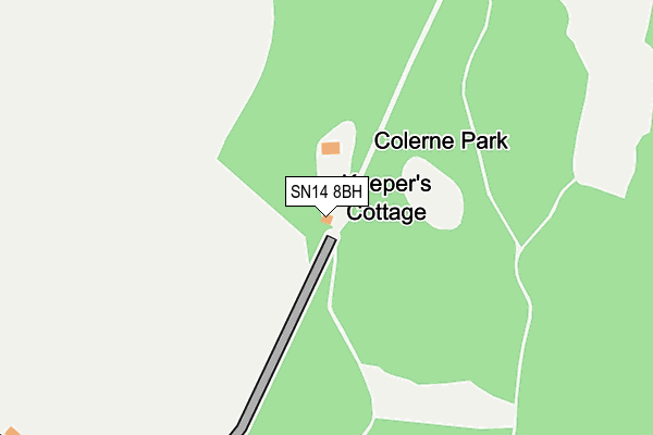 SN14 8BH map - OS OpenMap – Local (Ordnance Survey) SN14 8BH map - OS OpenMap – Local (Ordnance Survey)