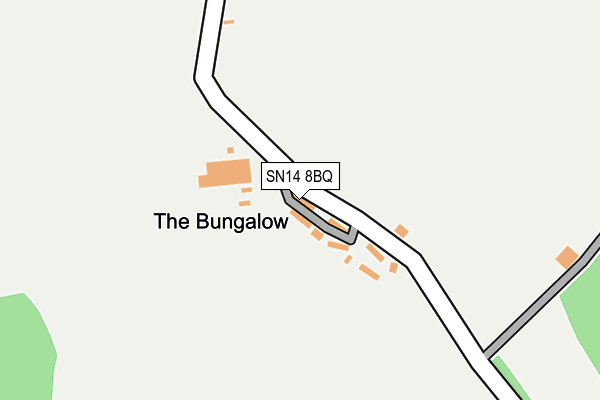 SN14 8BQ map - OS OpenMap – Local (Ordnance Survey) SN14 8BQ map - OS OpenMap – Local (Ordnance Survey)