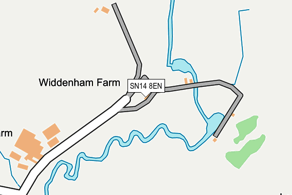 SN14 8EN map - OS OpenMap – Local (Ordnance Survey) SN14 8EN map - OS OpenMap – Local (Ordnance Survey)