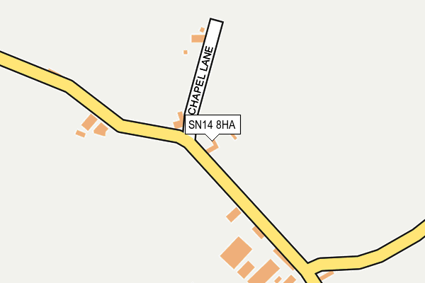 SN14 8HA map - OS OpenMap – Local (Ordnance Survey) SN14 8HA map - OS OpenMap – Local (Ordnance Survey)