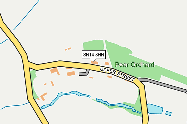SN14 8HN map - OS OpenMap – Local (Ordnance Survey)