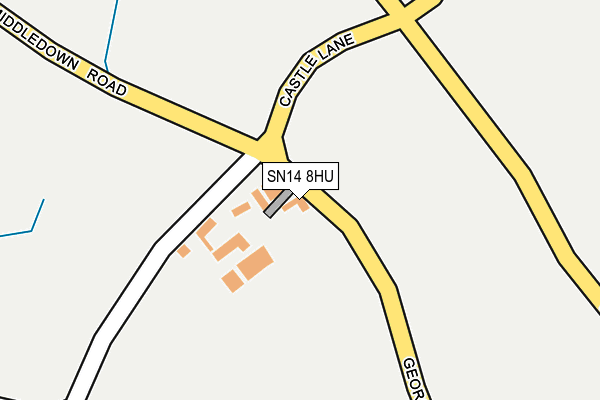 SN14 8HU map - OS OpenMap – Local (Ordnance Survey) SN14 8HU map - OS OpenMap – Local (Ordnance Survey)