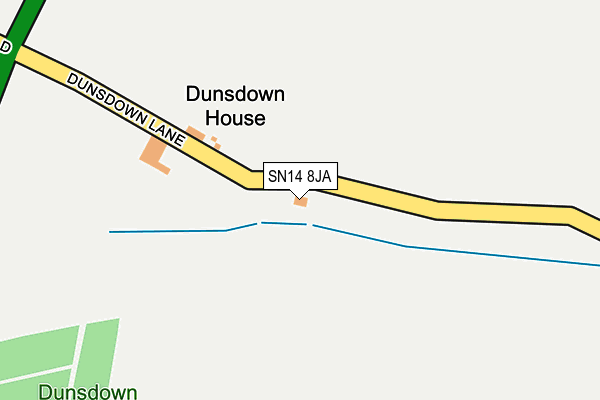 SN14 8JA map - OS OpenMap – Local (Ordnance Survey) SN14 8JA map - OS OpenMap – Local (Ordnance Survey)