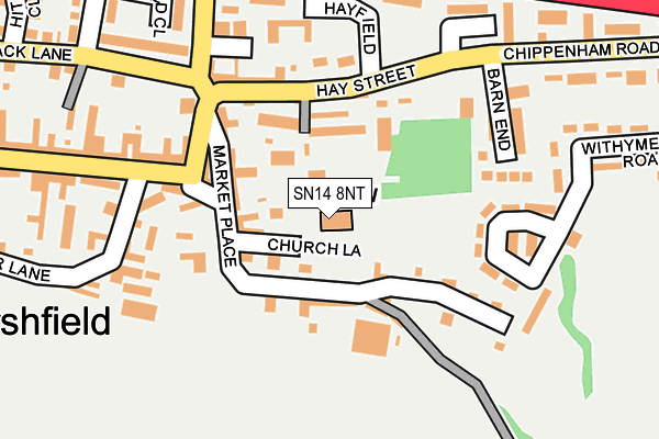 SN14 8NT map - OS OpenMap – Local (Ordnance Survey) SN14 8NT map - OS OpenMap – Local (Ordnance Survey)