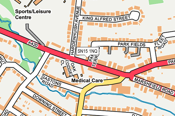 SN15 1NQ map - OS OpenMap – Local (Ordnance Survey) SN15 1NQ map - OS OpenMap – Local (Ordnance Survey)