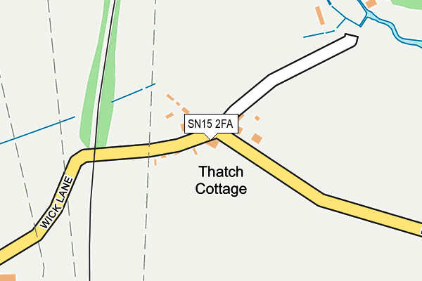 SN15 2FA map - OS OpenMap – Local (Ordnance Survey) SN15 2FA map - OS OpenMap – Local (Ordnance Survey)