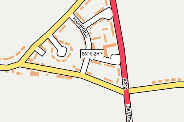 SN15 2HP map - OS OpenMap – Local (Ordnance Survey) SN15 2HP map - OS OpenMap – Local (Ordnance Survey)