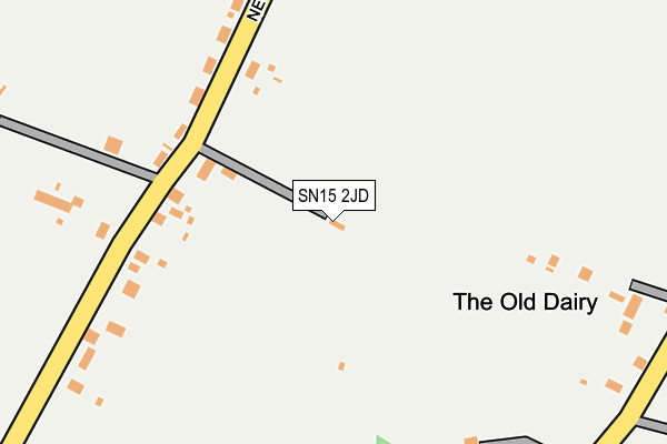 SN15 2JD map - OS OpenMap – Local (Ordnance Survey)