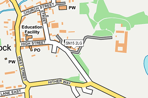 SN15 2LG map - OS OpenMap – Local (Ordnance Survey) SN15 2LG map - OS OpenMap – Local (Ordnance Survey)