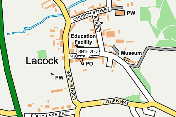 SN15 2LQ map - OS OpenMap – Local (Ordnance Survey) SN15 2LQ map - OS OpenMap – Local (Ordnance Survey)