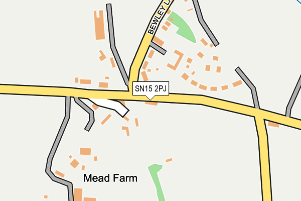 SN15 2PJ map - OS OpenMap – Local (Ordnance Survey) SN15 2PJ map - OS OpenMap – Local (Ordnance Survey)