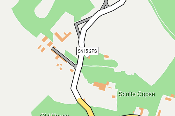 SN15 2PS map - OS OpenMap – Local (Ordnance Survey) SN15 2PS map - OS OpenMap – Local (Ordnance Survey)