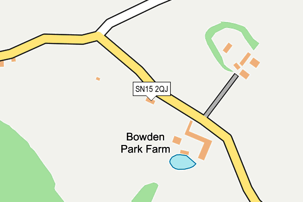 SN15 2QJ map - OS OpenMap – Local (Ordnance Survey) SN15 2QJ map - OS OpenMap – Local (Ordnance Survey)