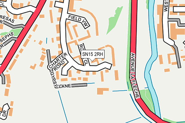SN15 2RH map - OS OpenMap – Local (Ordnance Survey) SN15 2RH map - OS OpenMap – Local (Ordnance Survey)