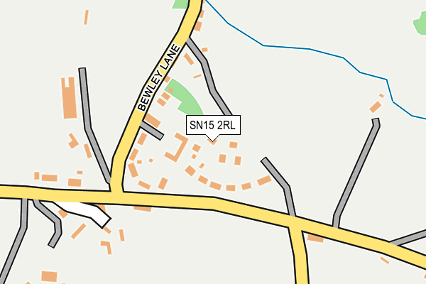 SN15 2RL map - OS OpenMap – Local (Ordnance Survey) SN15 2RL map - OS OpenMap – Local (Ordnance Survey)