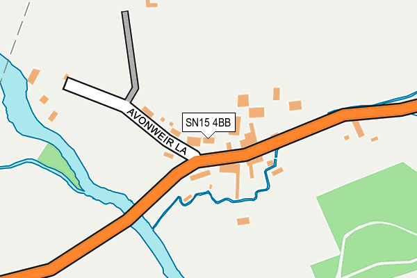 SN15 4BB map - OS OpenMap – Local (Ordnance Survey) SN15 4BB map - OS OpenMap – Local (Ordnance Survey)