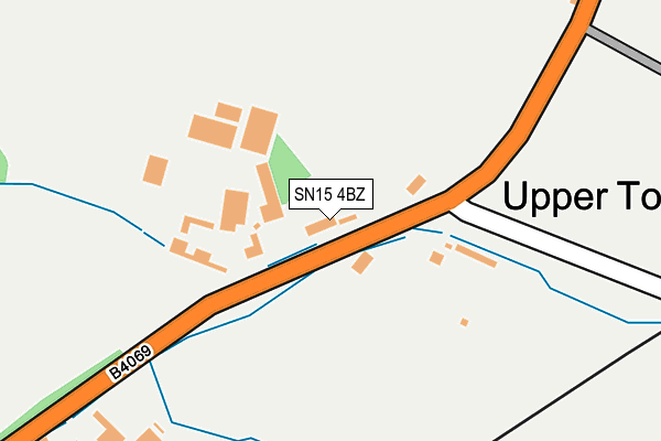 SN15 4BZ map - OS OpenMap – Local (Ordnance Survey) SN15 4BZ map - OS OpenMap – Local (Ordnance Survey)