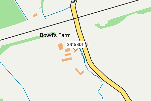 SN15 4DT map - OS OpenMap – Local (Ordnance Survey) SN15 4DT map - OS OpenMap – Local (Ordnance Survey)