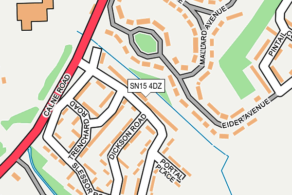 SN15 4DZ map - OS OpenMap – Local (Ordnance Survey) SN15 4DZ map - OS OpenMap – Local (Ordnance Survey)