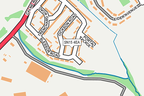 SN15 4EA map - OS OpenMap – Local (Ordnance Survey) SN15 4EA map - OS OpenMap – Local (Ordnance Survey)