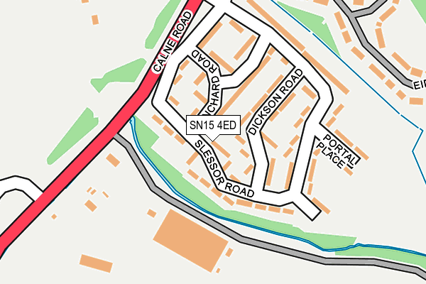 SN15 4ED map - OS OpenMap – Local (Ordnance Survey) SN15 4ED map - OS OpenMap – Local (Ordnance Survey)