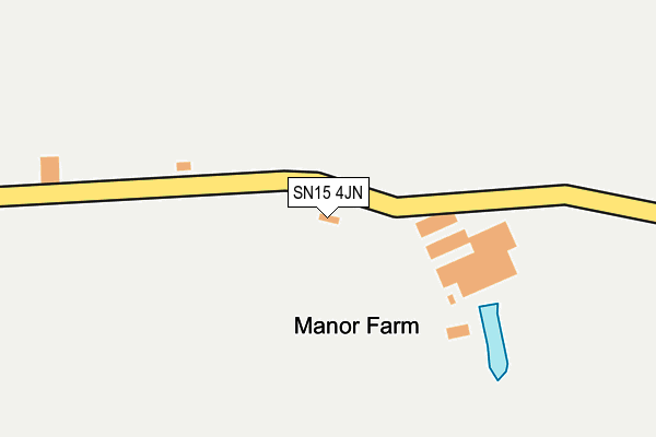 SN15 4JN map - OS OpenMap – Local (Ordnance Survey) SN15 4JN map - OS OpenMap – Local (Ordnance Survey)