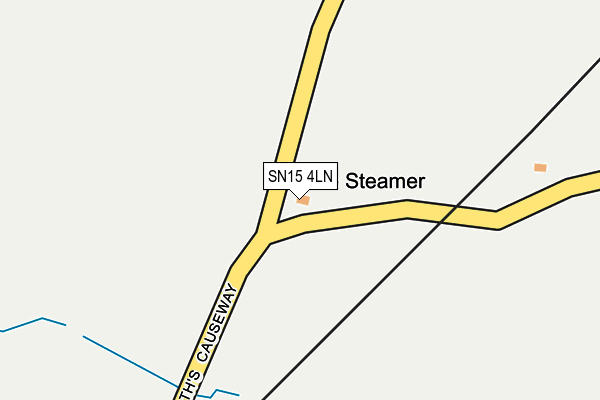 SN15 4LN map - OS OpenMap – Local (Ordnance Survey) SN15 4LN map - OS OpenMap – Local (Ordnance Survey)