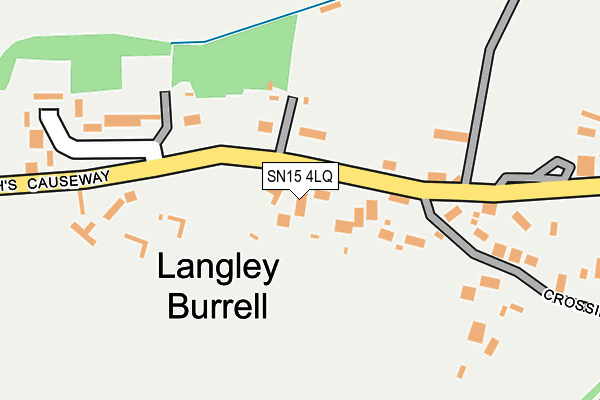 SN15 4LQ map - OS OpenMap – Local (Ordnance Survey) SN15 4LQ map - OS OpenMap – Local (Ordnance Survey)