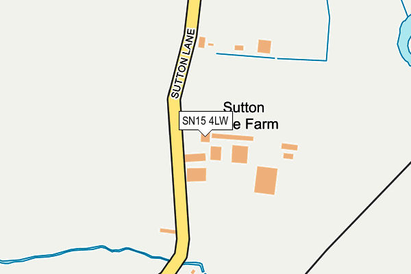 SN15 4LW map - OS OpenMap – Local (Ordnance Survey) SN15 4LW map - OS OpenMap – Local (Ordnance Survey)