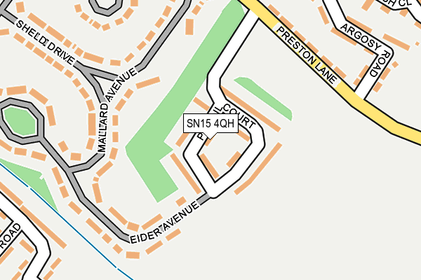 SN15 4QH map - OS OpenMap – Local (Ordnance Survey) SN15 4QH map - OS OpenMap – Local (Ordnance Survey)