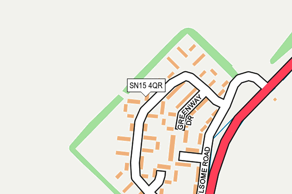SN15 4QR map - OS OpenMap – Local (Ordnance Survey) SN15 4QR map - OS OpenMap – Local (Ordnance Survey)