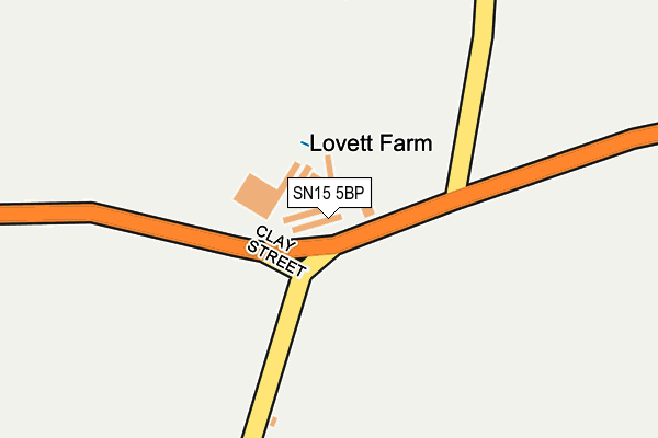 SN15 5BP map - OS OpenMap – Local (Ordnance Survey) SN15 5BP map - OS OpenMap – Local (Ordnance Survey)