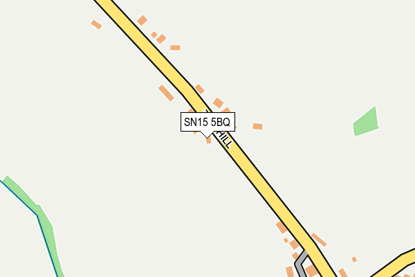 SN15 5BQ map - OS OpenMap – Local (Ordnance Survey) SN15 5BQ map - OS OpenMap – Local (Ordnance Survey)