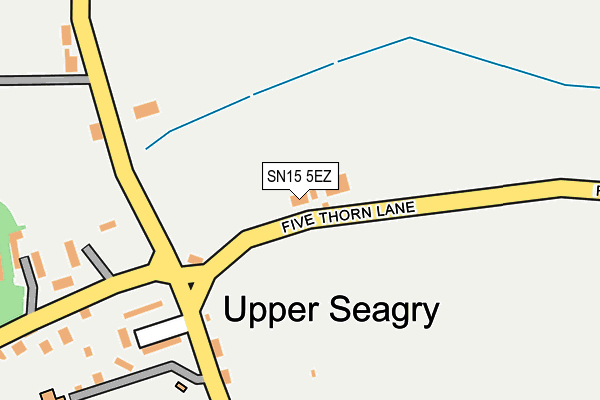 SN15 5EZ map - OS OpenMap – Local (Ordnance Survey) SN15 5EZ map - OS OpenMap – Local (Ordnance Survey)