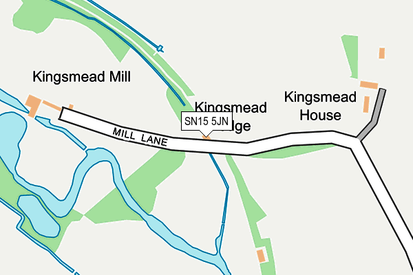 SN15 5JN map - OS OpenMap – Local (Ordnance Survey) SN15 5JN map - OS OpenMap – Local (Ordnance Survey)