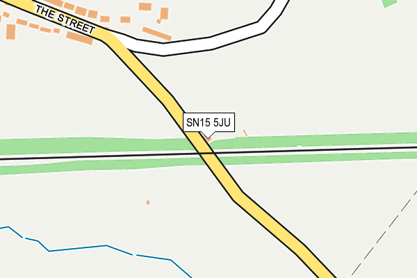 SN15 5JU map - OS OpenMap – Local (Ordnance Survey) SN15 5JU map - OS OpenMap – Local (Ordnance Survey)