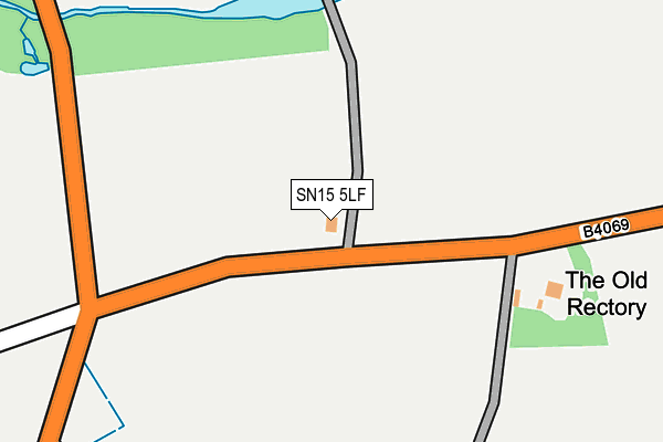 SN15 5LF map - OS OpenMap – Local (Ordnance Survey) SN15 5LF map - OS OpenMap – Local (Ordnance Survey)