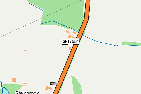 SN15 5LY map - OS OpenMap – Local (Ordnance Survey) SN15 5LY map - OS OpenMap – Local (Ordnance Survey)