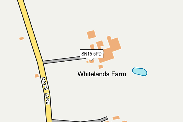 SN15 5PD map - OS OpenMap – Local (Ordnance Survey) SN15 5PD map - OS OpenMap – Local (Ordnance Survey)